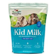Manna Pro Milk Replacer With Probiotics For Goat Kids High In Protein To