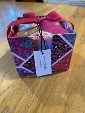 Vera Bradley Note Cube With Pen Paper Pad 400 Sheets Nwt Pink Flora