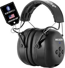 5.0 Bluetooth Ear Muffs 36db Noise Reduction Safety Wireless Hearing Protection