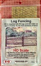 Osborn Model Kits Ho Scale Log Fencing Rra-1082 New In Package