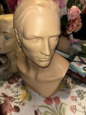 1960s Vintage Male Mannequin Head Bust