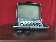Smith Corona Scm Galaxie 12 Deluxe Manual Typewriter Case Bluegrey Testworks