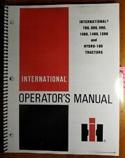 Ih International 786 886 986 1086 1486 1586 Hydro 186 Tractor Operator Manual 80
