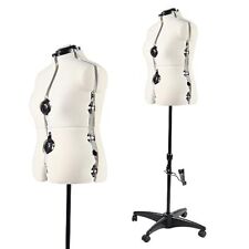 Adjustable Dress Form Mannequin For Sewing Female Size 12-18 Large Beige