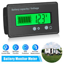12v24v3648v Battery Status Charge Lcd Digital Indicator Monitor Meter Gauge