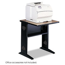 Safco Faxprinter Stand Wreversible Top 23-12w X 28d X 30h Medium Oakblack