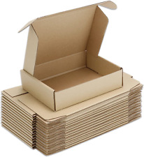 25 Pack Shipping Boxes 8 X 6 X 2 Inch Corrugated Cardboard Packing Small Mailer