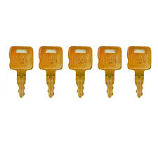 5pk Ignition Keys New Golden Cat For Caterpillar Heavy Equipment 5p8500
