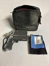 Vintage Elmo Zoom 8-cz 8mm Film Camera With Zoom Grip And Bag