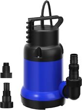 Panrano 1hp Submersible Water Pump Electric Sump Pumps Portable Utility Pump New