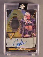 2021 Topps Wwe Fully Loaded Turnbuckle Relics P-n Natalya Citrine 75 Auto Ssp
