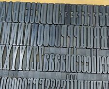 Page Antique Xx Condensed No. 2 Wood Letterpress Print Type Block Letter Set