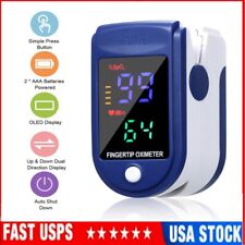 Finger Pulse Oximeter Blood Oxygen Monitor Spo2 Heart Rate Tester New