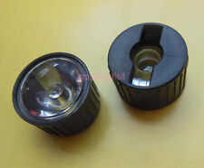 50pcs 8degrees Led Lens Reflector For 1w 3w 5w Hight Power Led With Balck Holder
