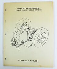 Model Hit And Miss Engine By Harold Depenbusch 1983 Building Instruction Booklet