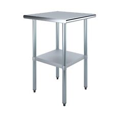 24 In. X 24 In. Stainless Steel Work Table Metal Utility Table
