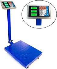 660lbs Weight Electronic Platform Scale Digital Floor Heavy Duty Folding Scales