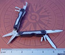Craftsman Multi Tool Compact Black Silver Scissors Knife Screw Driver