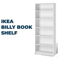 Ikea Billy Bookcase White Stroage Shelving Unit Bookcase 6 Shelving Unit Rack
