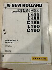 New Holland C185 C190 L180 L185 L190 Skid Steer Loader Repair Service Manual
