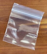100 - 2 X 2 Zip Seal Top Lock Bags Clear 2 Mil Plastic Reclosable Mini Baggies