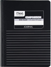 Mead Composition Notebook Wide Ruled Paper 9-34 X 7-12 100 Sheets Per Com