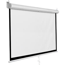 119 Manual Pull Down Projector Projection Screen Theater Movie 84x84 Home
