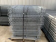 44 Deep 3 Channel Waterfall Style Pallet Racking Wire Decking