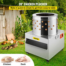 Vevor Turkey Chicken Plucker Plucking Machine Poultry De-feather Stainless 50 S