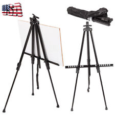 Adjustable Folding Tripod Flip Chart Easel White Board Display Stand With Bag
