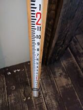 Vintage David White Grade Rod Survey Measuring Stick 9 Wood Telescopic