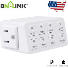 Bn-link 3-prong Grounded Outlet Smart Digital Countdown Timer W Repeat Function