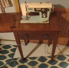 Vintage Adler Sewing Machine And Table Model 290