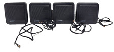 Lot Of 4 - Harris Pn Ls102824v1 Radio Speaker Black Cut Cables - No Mounts