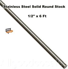 Stainless Steel Round Rod 12 X 6 Feet 416 Unpolished Solid Stock 72 Length