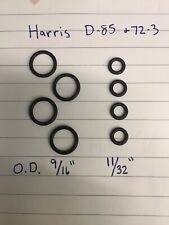 4 Sets Harris 72-3 D-85 Oxygen Acetylene Cutting Torch Mixer O Rings