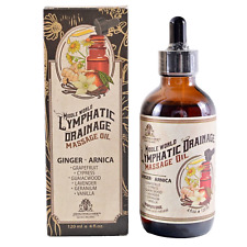 Lymphatic Drainage Massage Ginger Oil Natural Arnica Essential Body Therapy