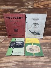 Vintage Lot Of John Deere And Oliver Equipment Operators Manuals Instructions