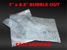 Bubble Out 7 X 8.5 Pouches Bags Wrap Cushioning Self Seal Clear Protective