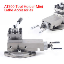 At300 Lathe Tool Post Assembly Holder Metalworking Mini Lathe Part 80mm Stroke