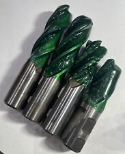 End Mill Ruff Cut Round Nose 2 Flute 3 Flute Lot Of 4 Milling Machine Tools 1