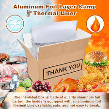 Chill Insulated Shipping Boxes With Aluminum Foil Liner Cold Shipping Boxes Us