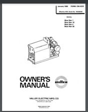 Miller Blue Star 1 1e 2 2e Welder Owner Manual 42 Pages For Year 1980 Om-423e