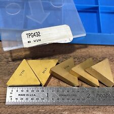 5 New Valenite Indexable Tin Carbide Inserts Tpg432 Vin Tpg 432