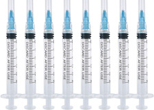 10x Quality 3ml Sterile Syringes 23g X 1 Needles For Industry And Lab Exp 2028