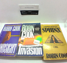 3 Robin Cook Medical Thriller Novels Invasion Sphinx Blindsight 24153 220