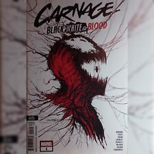 Marvel Comics Carnage Black White Blood Patrick Gleason Second Printing Variant