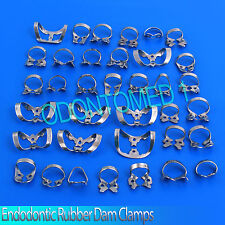 31 Pcs Endodontic Rubber Dam Clamp Dental Instruments