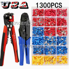 1300280x Assorted Insulated Electrical Wire Terminal Crimp Connectors Spade Kit