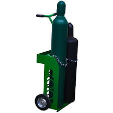 Saf T Cart 935-8b Medium Dual Cylinder Cart For Oxygen Acetylene Cylinders